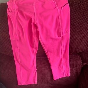 Women's Pink Athletic Leggings